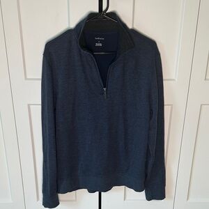 Van Heusen Men's Navy Zip-Up Sweater